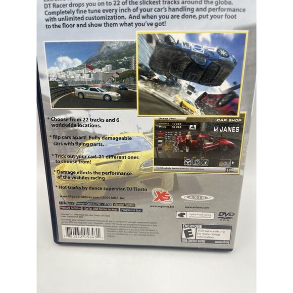 DT Racer (PlayStation 2, 2005) Complete Tested Working - Free Ship - Picture 6 of 9